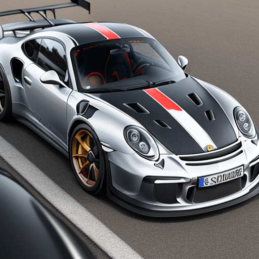 AI generated: a porte of porshe 911 gt3rs, ultra realistic, portre