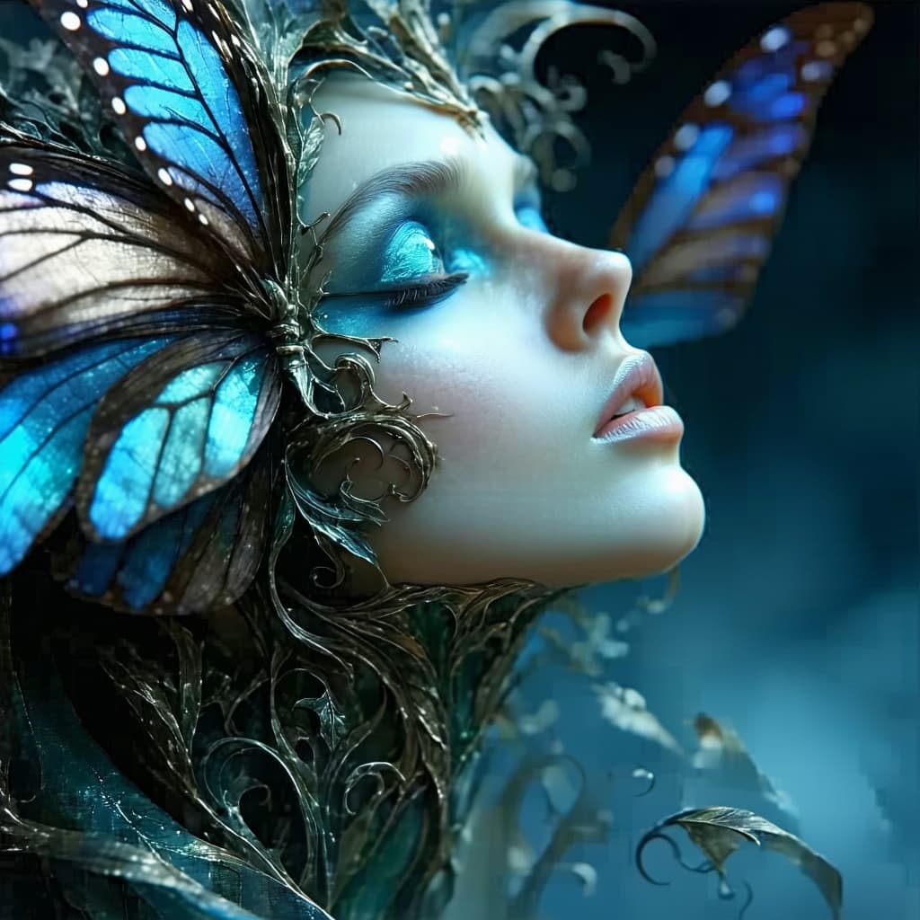 AI generated: Fantasme surréaliste d'un rêve d'harmonie et d'amour, détails épiques et complexes, mystique et imag...