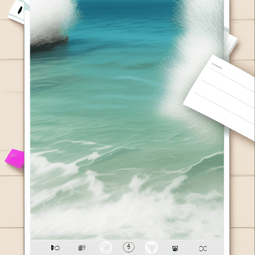 AI generated: a splash activity background for notes app with paper theme