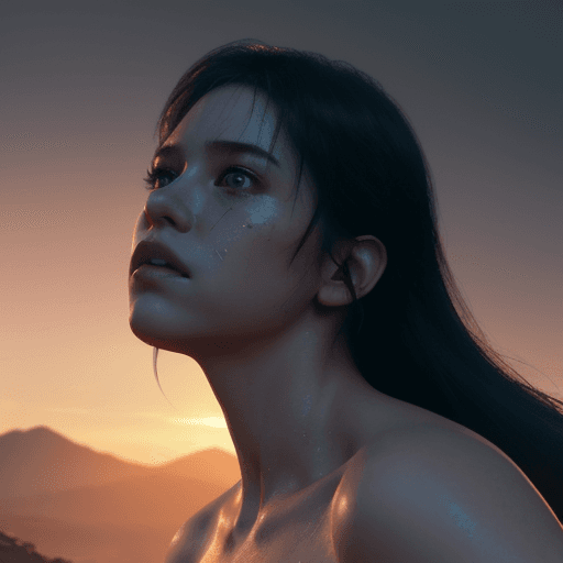 AI generated: Photo of a ultra realistic stripper, dramatic light, pale sunrise, cinematic lighting, battered, low...