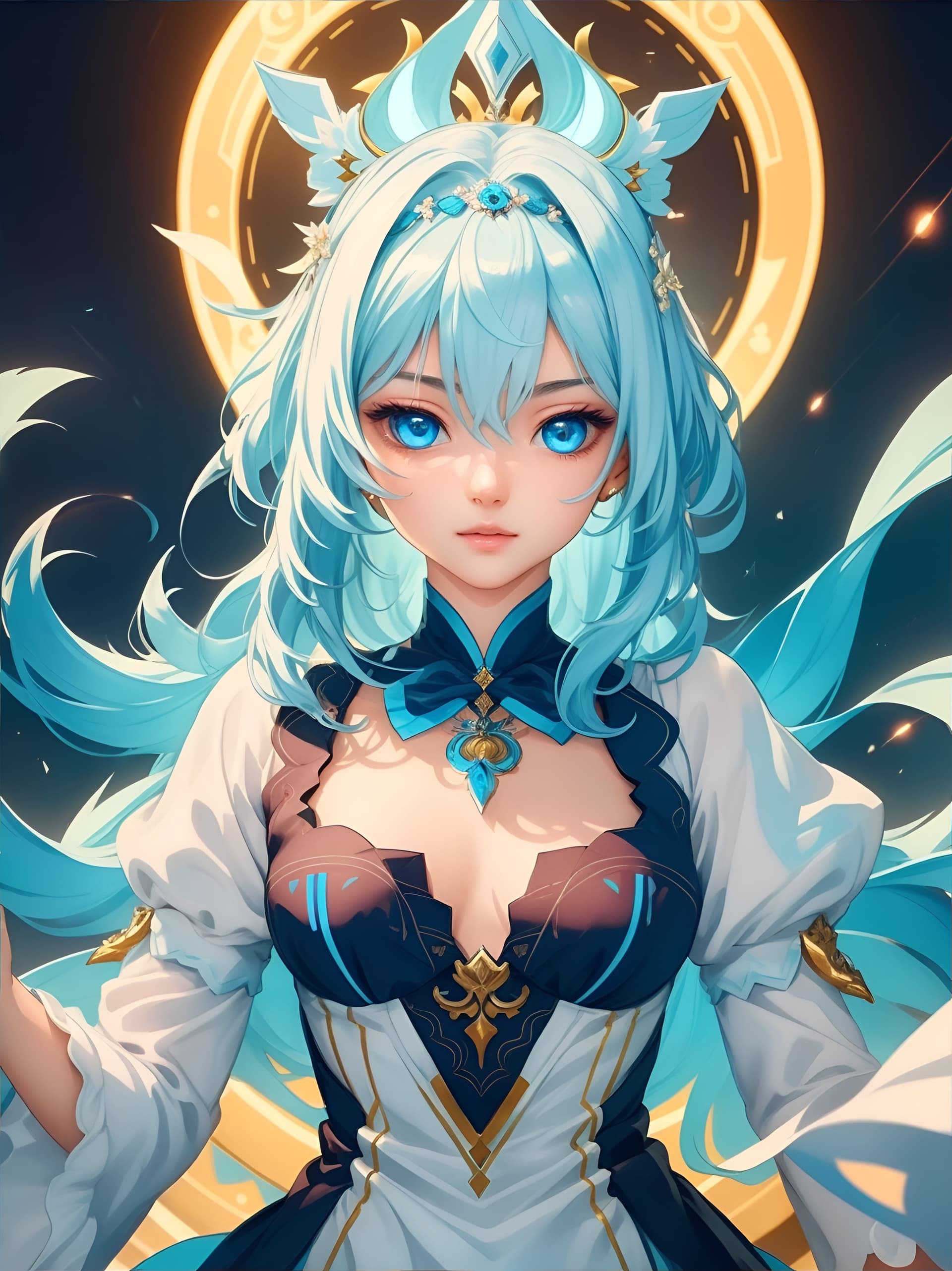 AI generated: centered, 1girl, 4k, (8k cg wallpaper), (amazing), ((an extremely detailed and delicate)), beautiful...