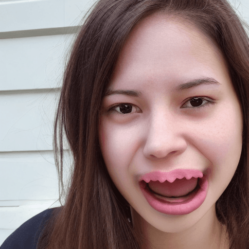 AI generated: self of an 18-year-old girl with fair skin, short dark brown hair, and dark brown eyes, height of 1....