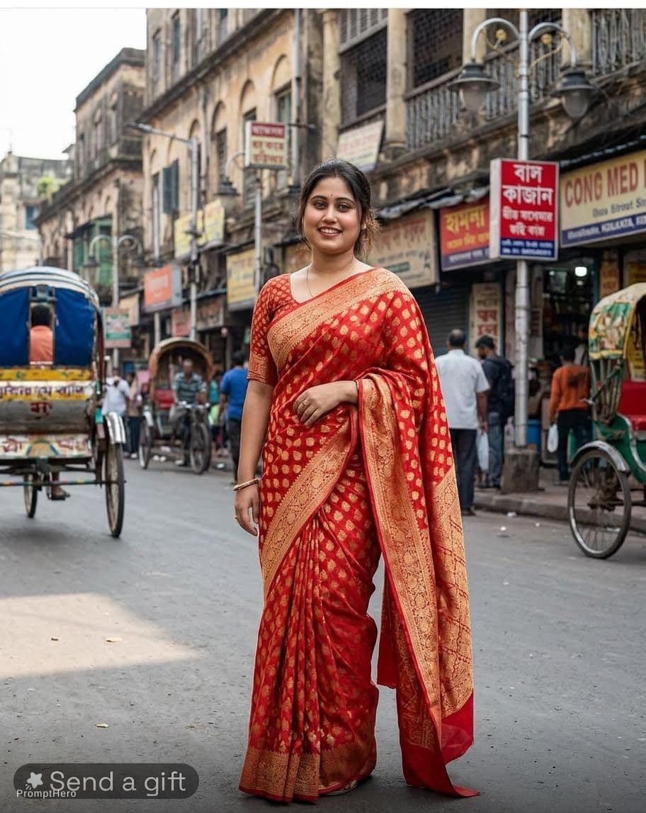 AI generated: The Women stand on the street with Sharee.