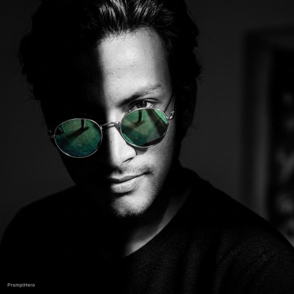 AI generated: {
  "image_request": {
    "prompt": "A photorealistic, ultra-close angled portrait of the provide...