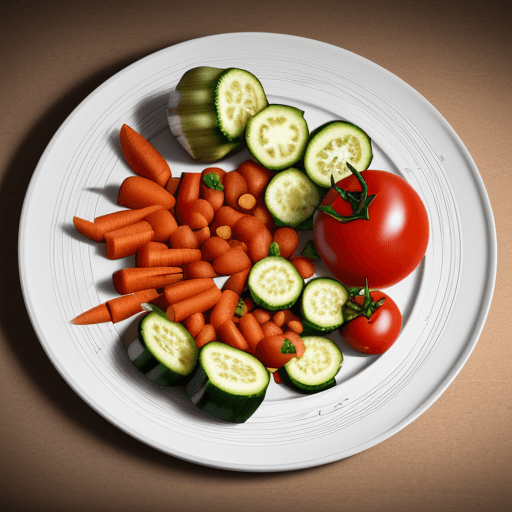 AI generated: food plate setting,
tomatoes, zucchini, carrots, onions
8K, food photography, studio lighting,
sharp...
