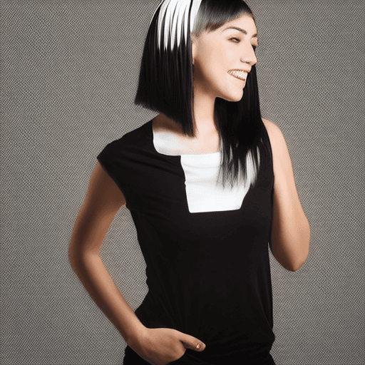 AI generated: Hyper realistic, portrait photo of a girl, white background,, black mid hair cut, 8k, 50mm, f/1. 4, ...
