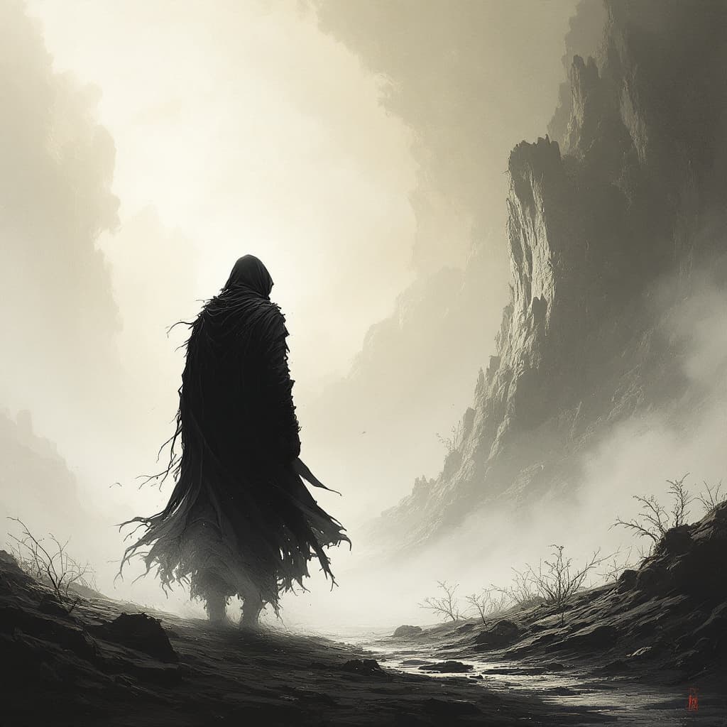 AI generated: void pursuit
