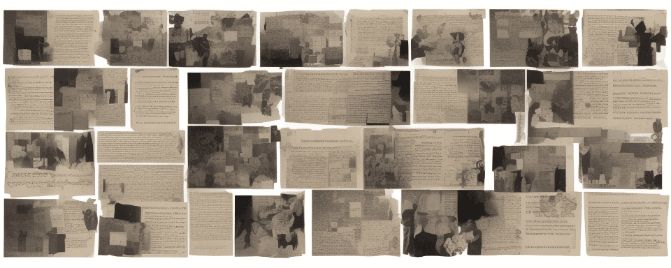 AI generated: collage of words
