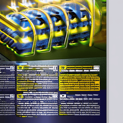 AI generated: catalog page design for electronics manufacture