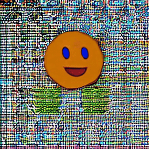 AI generated: house smiley painted in a minimalistic way
