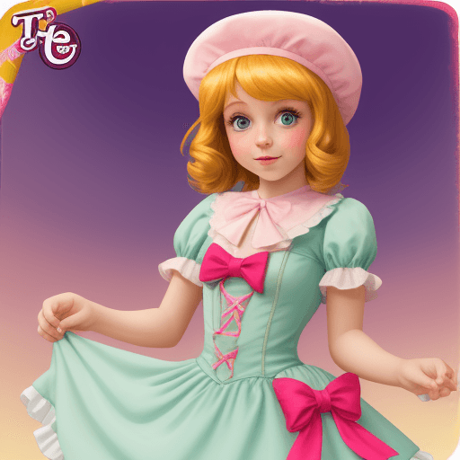 AI generated: Taffy tales girl