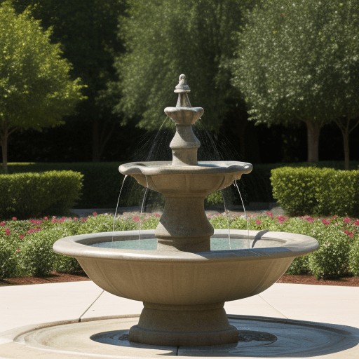 AI generated: Water fountain