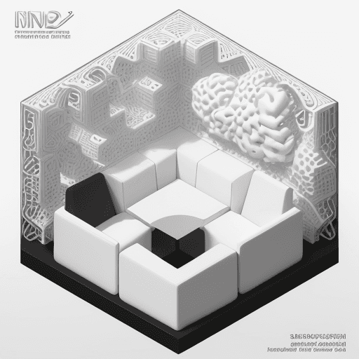 AI generated: High resolution  Isometric (simple background, white background, logo:1. 3), (black and white, monot...