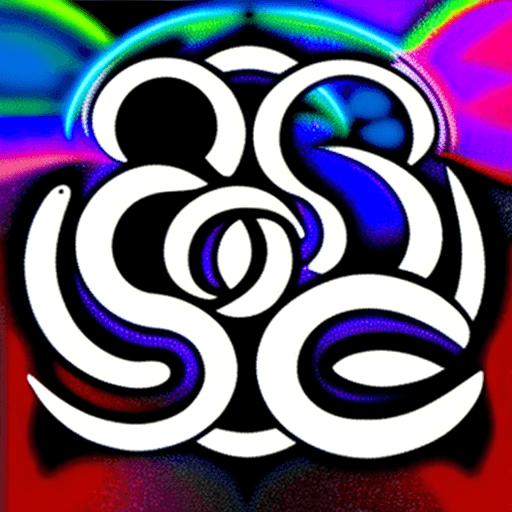 AI generated: logo for progressive psychedelic rock band focusing on a cosmic cycle, the connection of life, the c...