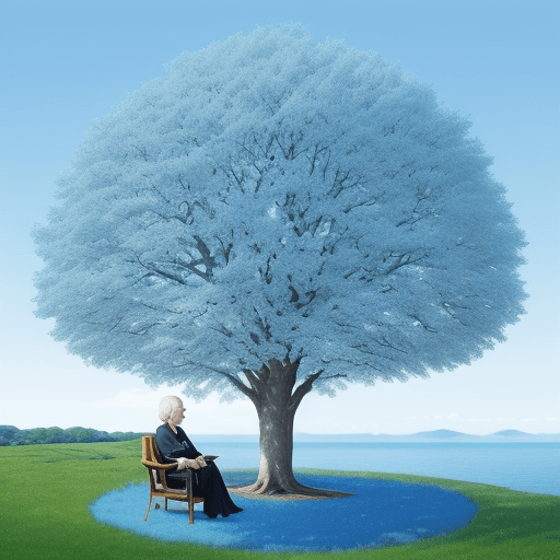 AI generated: Design a visually striking thumbnail featuring the following elements:

Background: A clear, open bl...