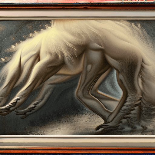 AI generated: A strikingly mystical creature, reminiscent of a large, magical female monster, takes center stage i...