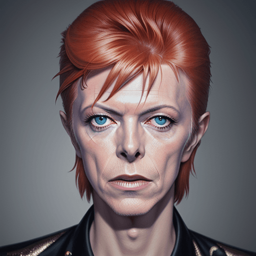 AI generated: david bowie hyper realistic