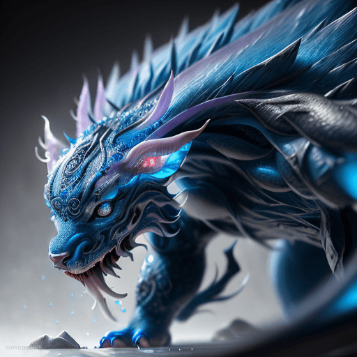 AI generated: Primal Beast, Miki Asai Macro photography, close-up, hyper detailed, trending on artstation, sharp f...