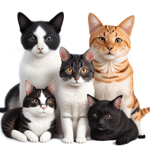 AI generated: Group of Pets. Isolated on white background stock photo
Pets, Animal, Group Of Animals, Dog, Domesti...
