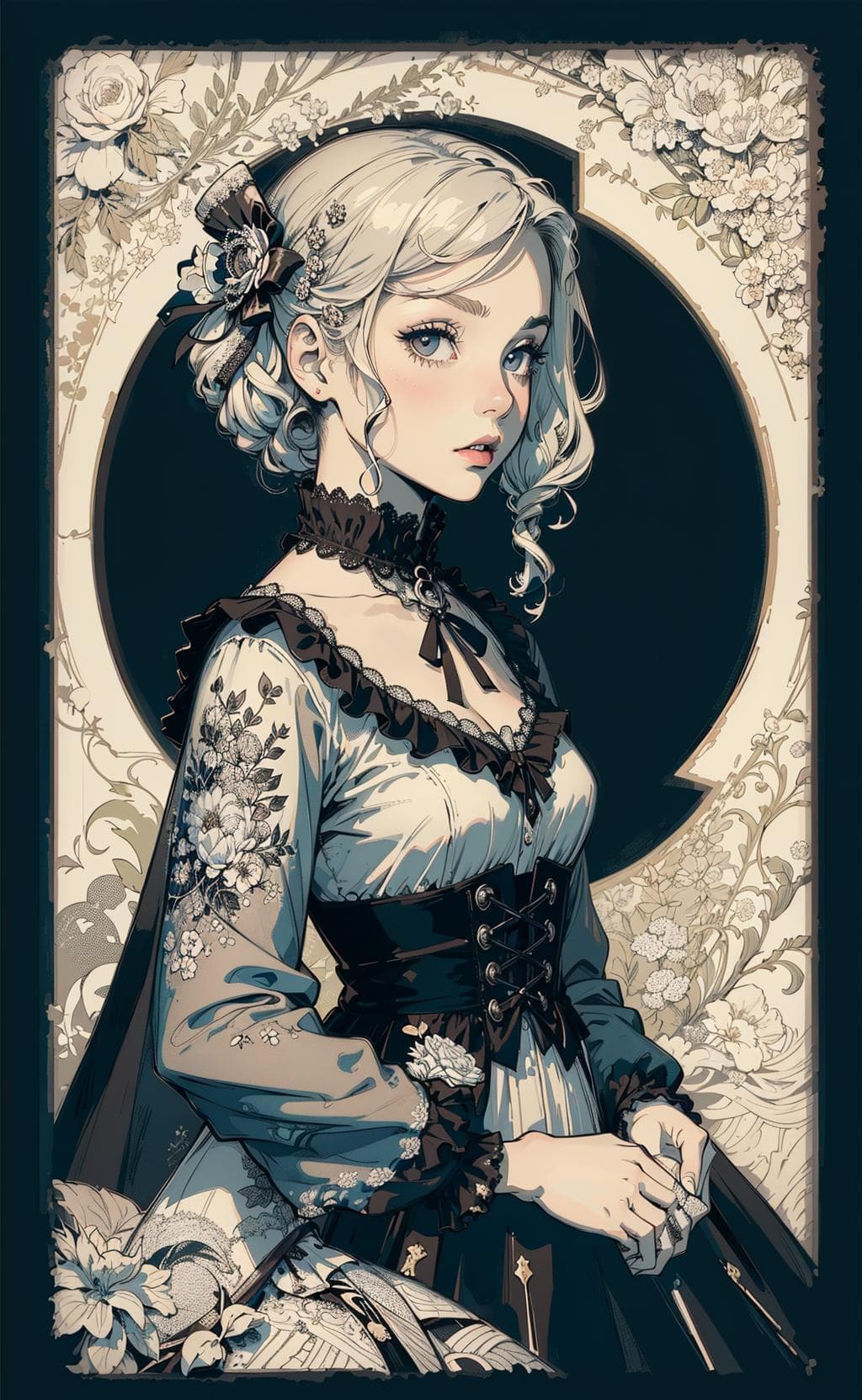 AI generated: (masterpiece, top quality, best, official art, beautiful and aesthetic:1.2),
1girl, (pop art:1.4), ...