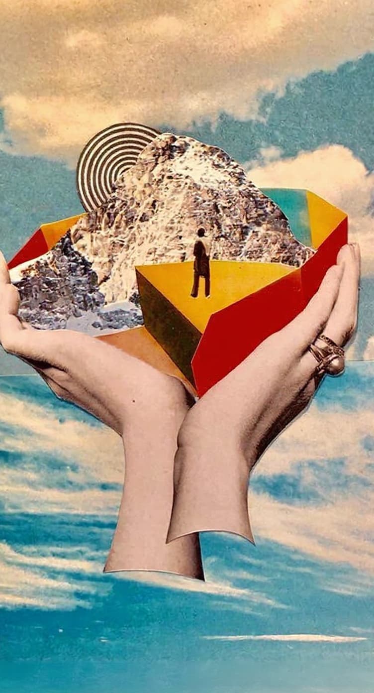 AI generated: adjust this collage