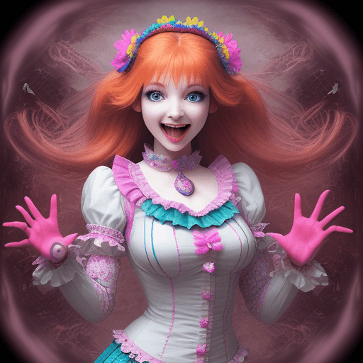 AI generated: An image of extremely beautiful cheerful lady:: 16-bit::3 dslr::3 cymk::3  --aspect 9:16 --quality 1...