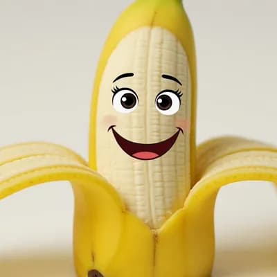 AI generated video: smile banana

