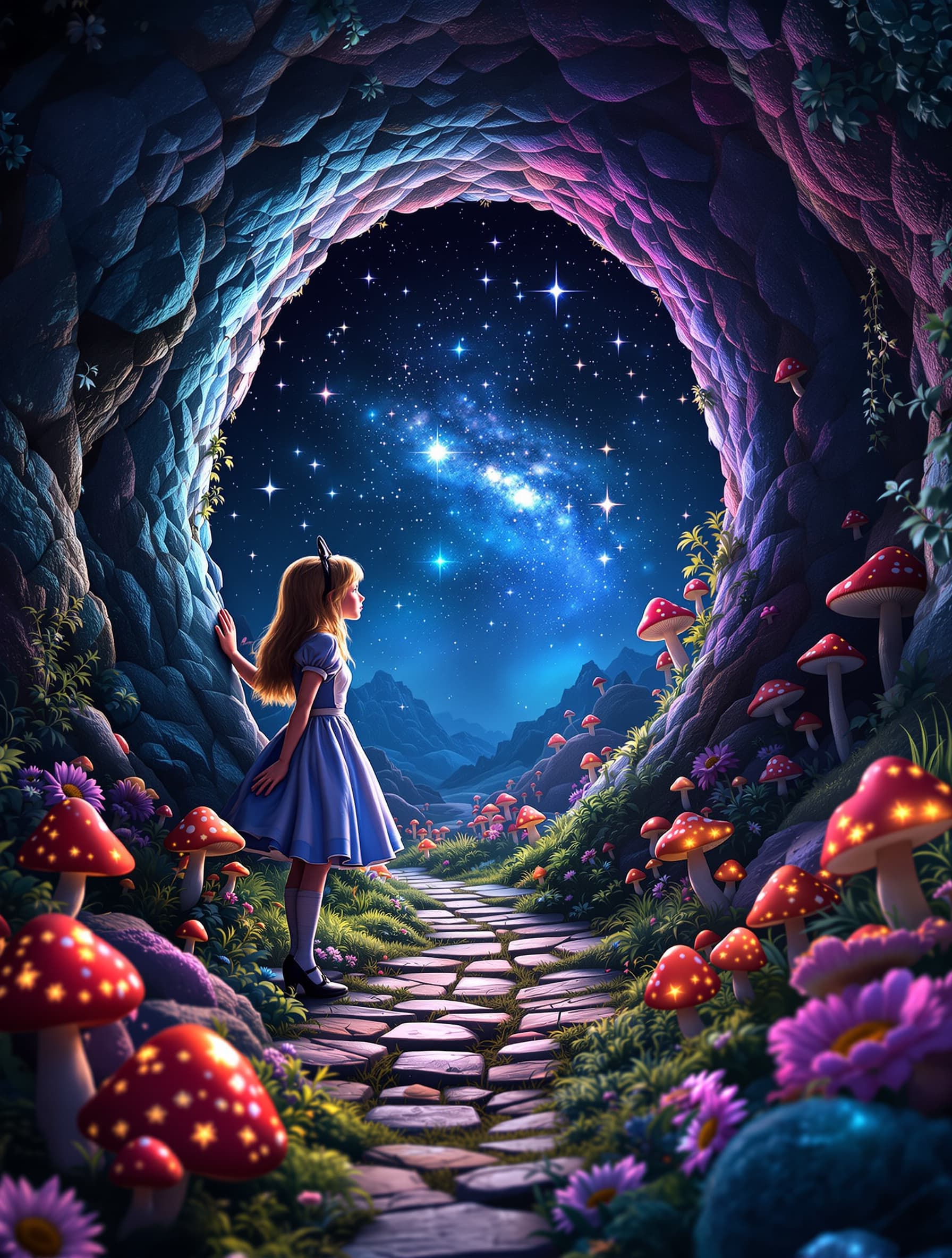 AI generated: In high, surreal, psychedelic detail and rendered in 8k. Reality is merely an illusion, albeit a ver...