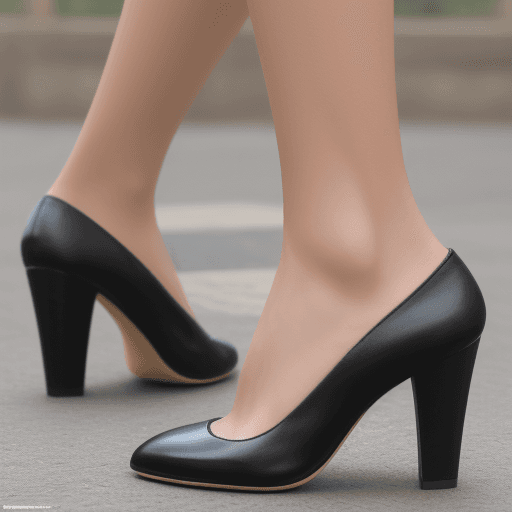 AI generated: un par de zapatos para un cojo
