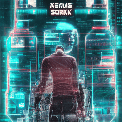 AI generated: cyberpunk wonem worrior