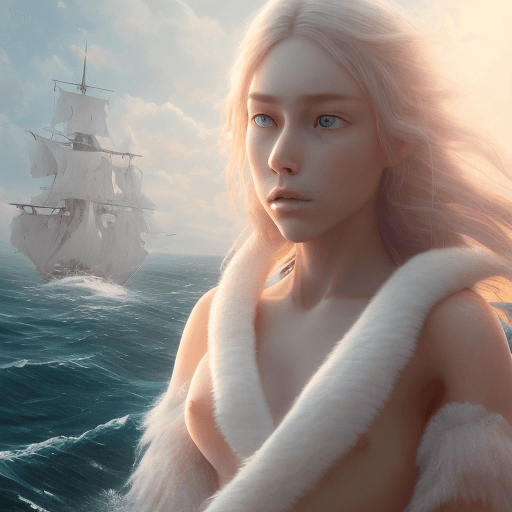 AI generated: Photo of a ultra realistic sailing ship, dramatic light, pale sunrise, cinematic lighting, battered,...