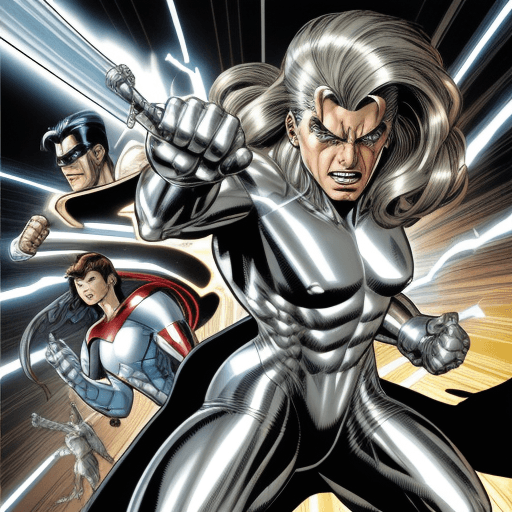 AI generated: Marvel comics Silver Streak
