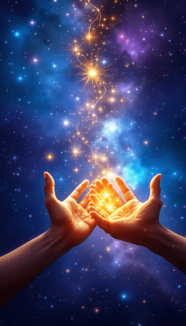 AI generated: "A realistic representation of a starry sky, where every star is clearly visible and the background ...