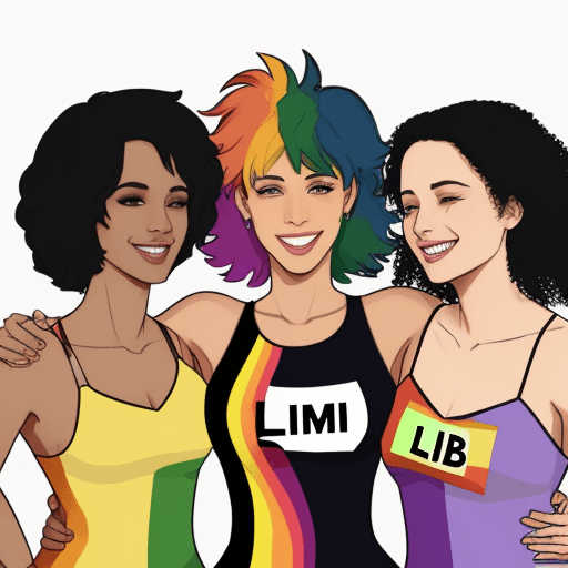 AI generated: representation of women community lgbt