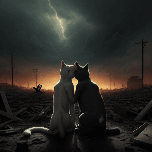 AI generated: When the apocalypse comes, it’s not loud and violent and Earth-shaking. It’s quiet, so quiet, when t...