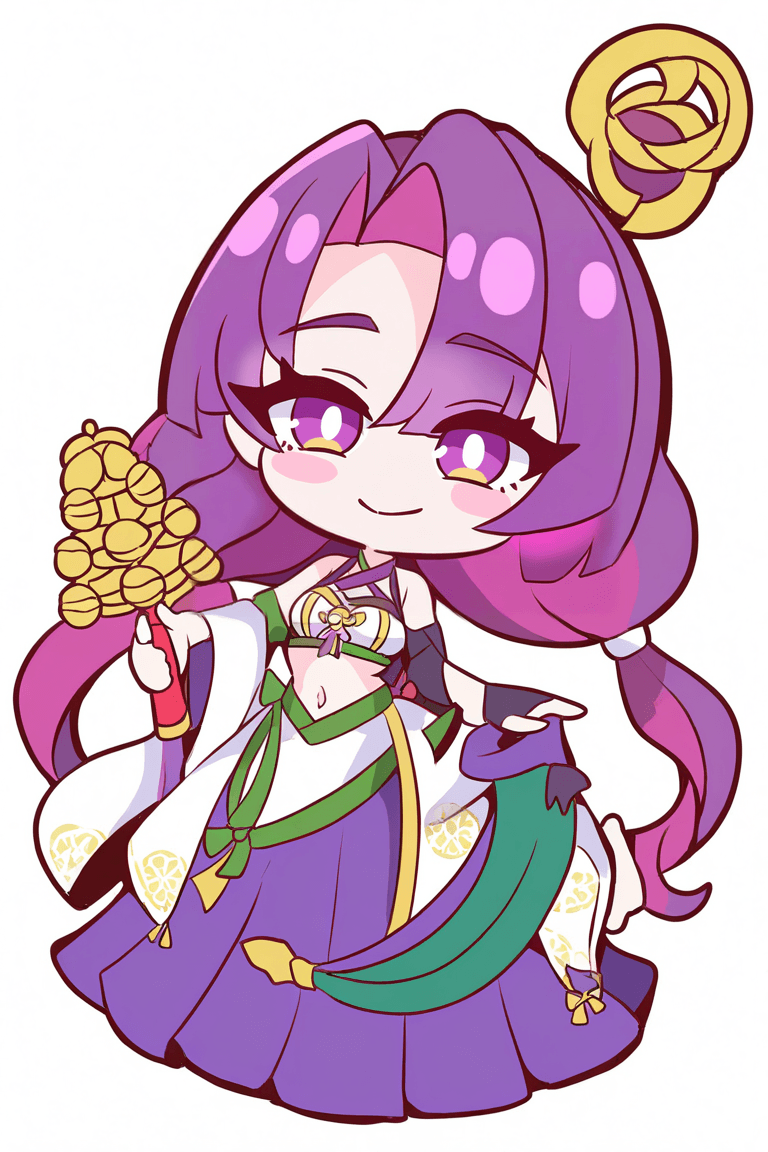 御巫奉 佐那伎 小紫（御巫奉さなき/sanaki,la devota de mikanko) Yu-Gi-Oh!
