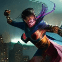 AI generated: Illustration portrait, super hero woman, fight, monster, epic, cinematic.
epic detailed background, ...