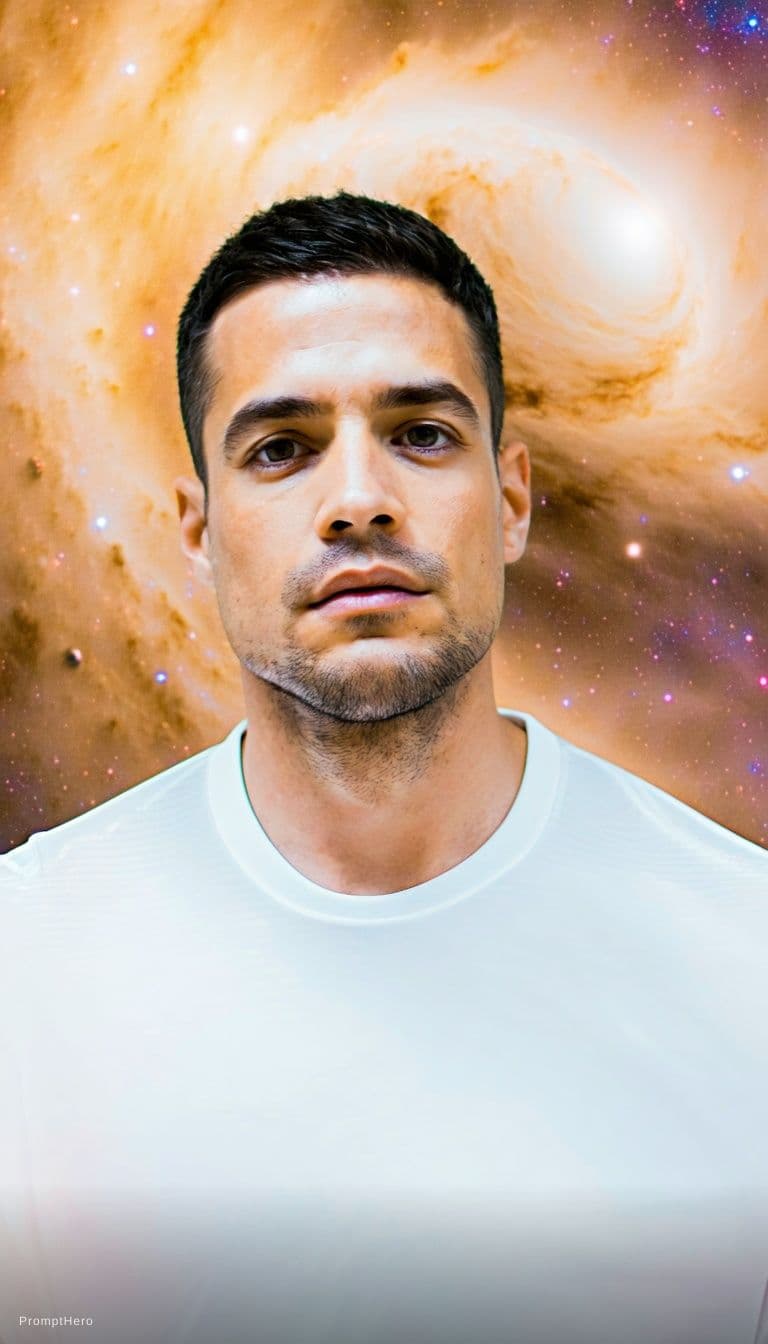 AI generated: Ultra-high-definition space interstellar vast background, high-dimensional space eternal fashion pod...