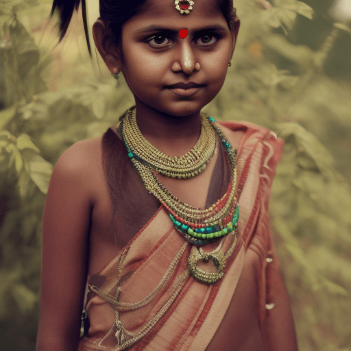 AI generated: indian girl