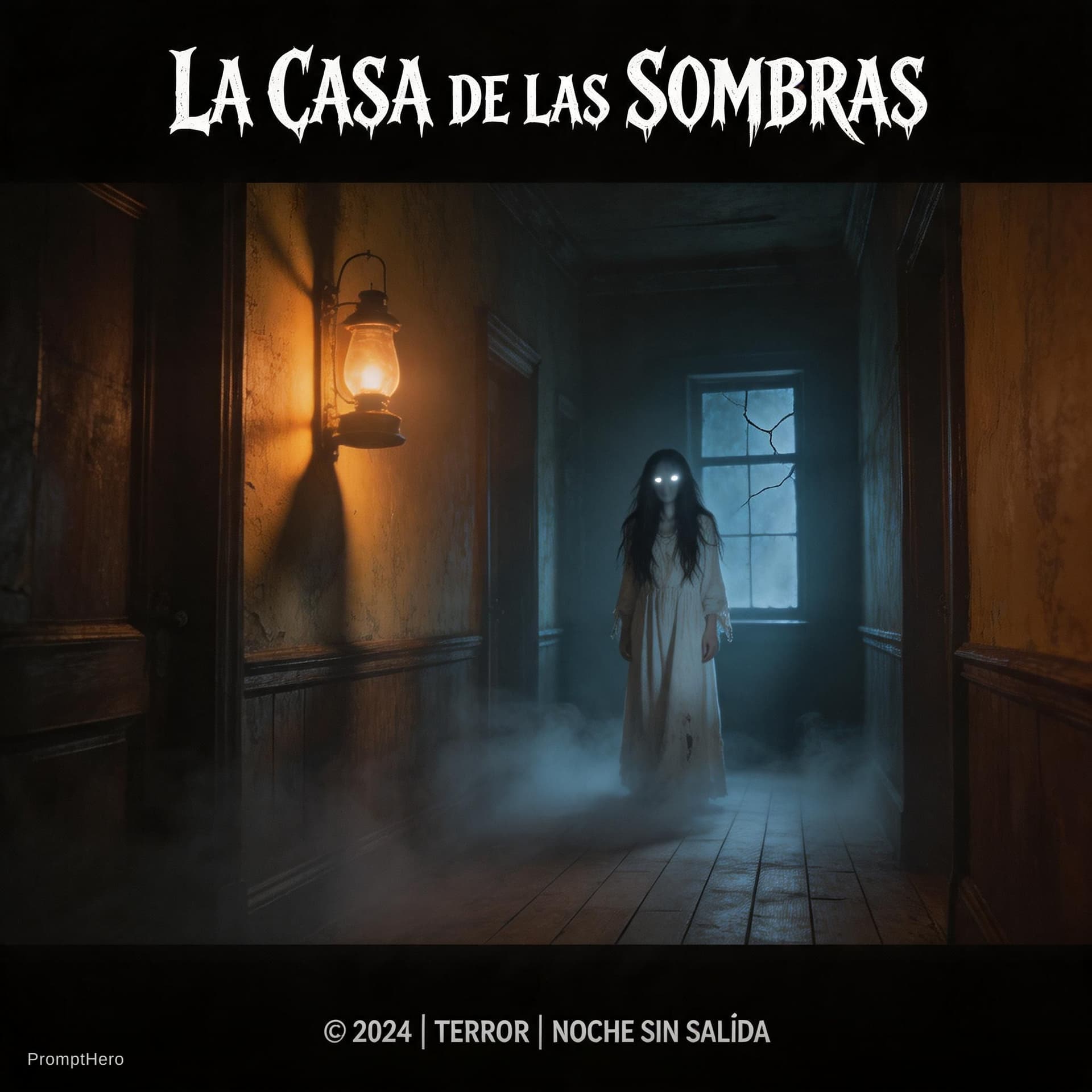 AI generated: una pelicula de terror cinematografica con iluminacion profesional