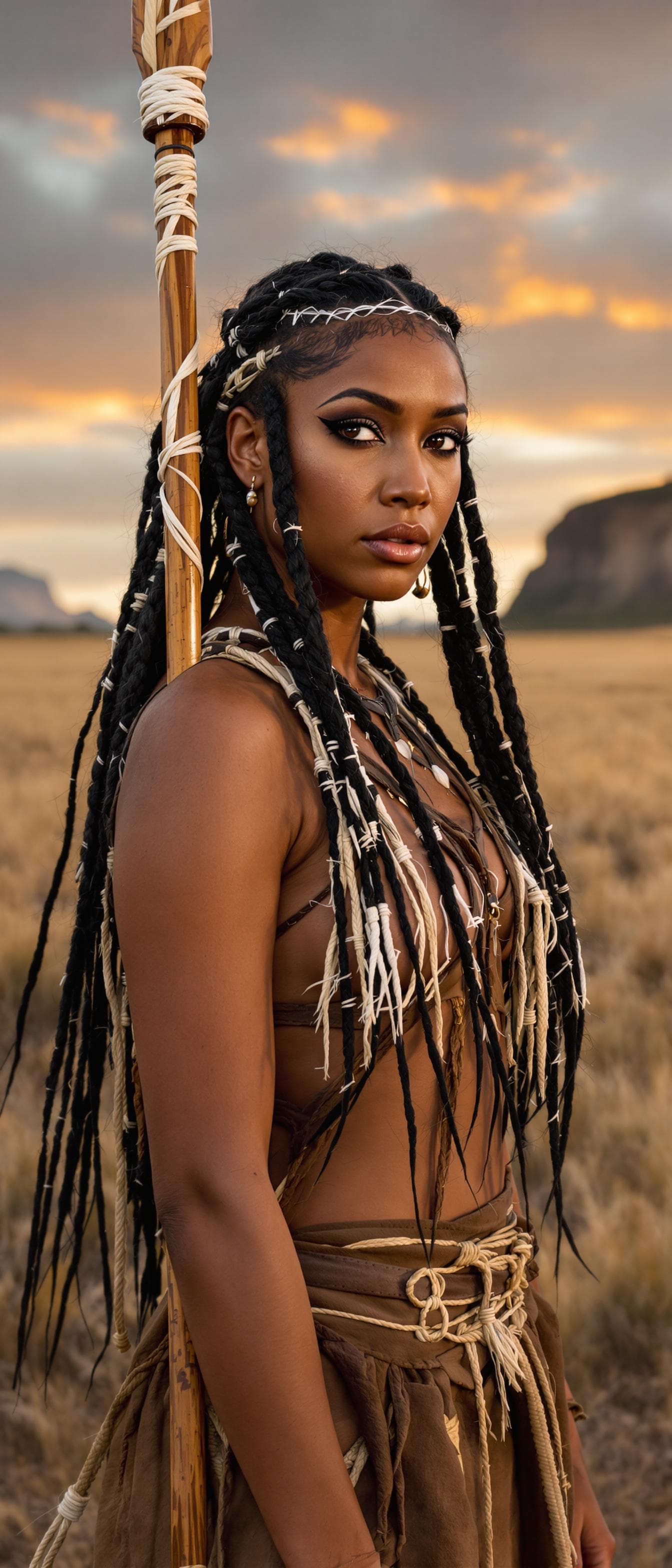 AI generated: "Image is a high-resolution portrait photograph captured with a Sony A1 50.1 MB camera using a 75mm ...