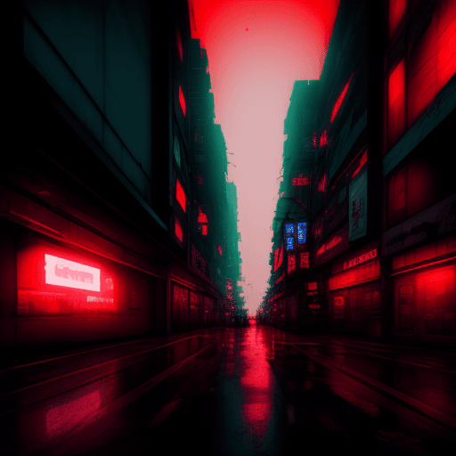 AI generated: In the style of liam wong, red 