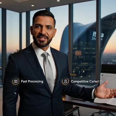 AI generated video: Create a cinematic luxury corporate advertisement video for “CWS” featuring a confident and elegant ...