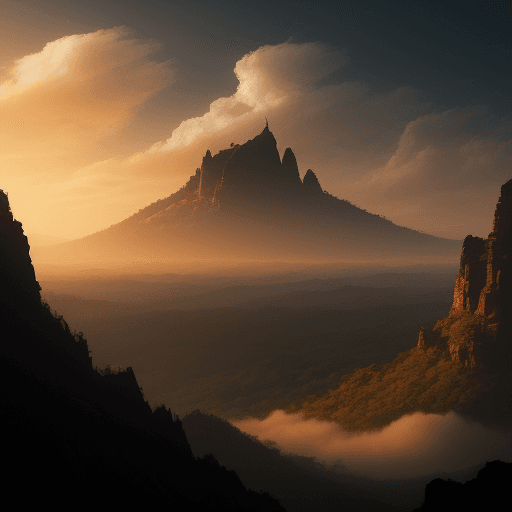 AI generated: Sahyadri Mountain, cinematic, fantasy