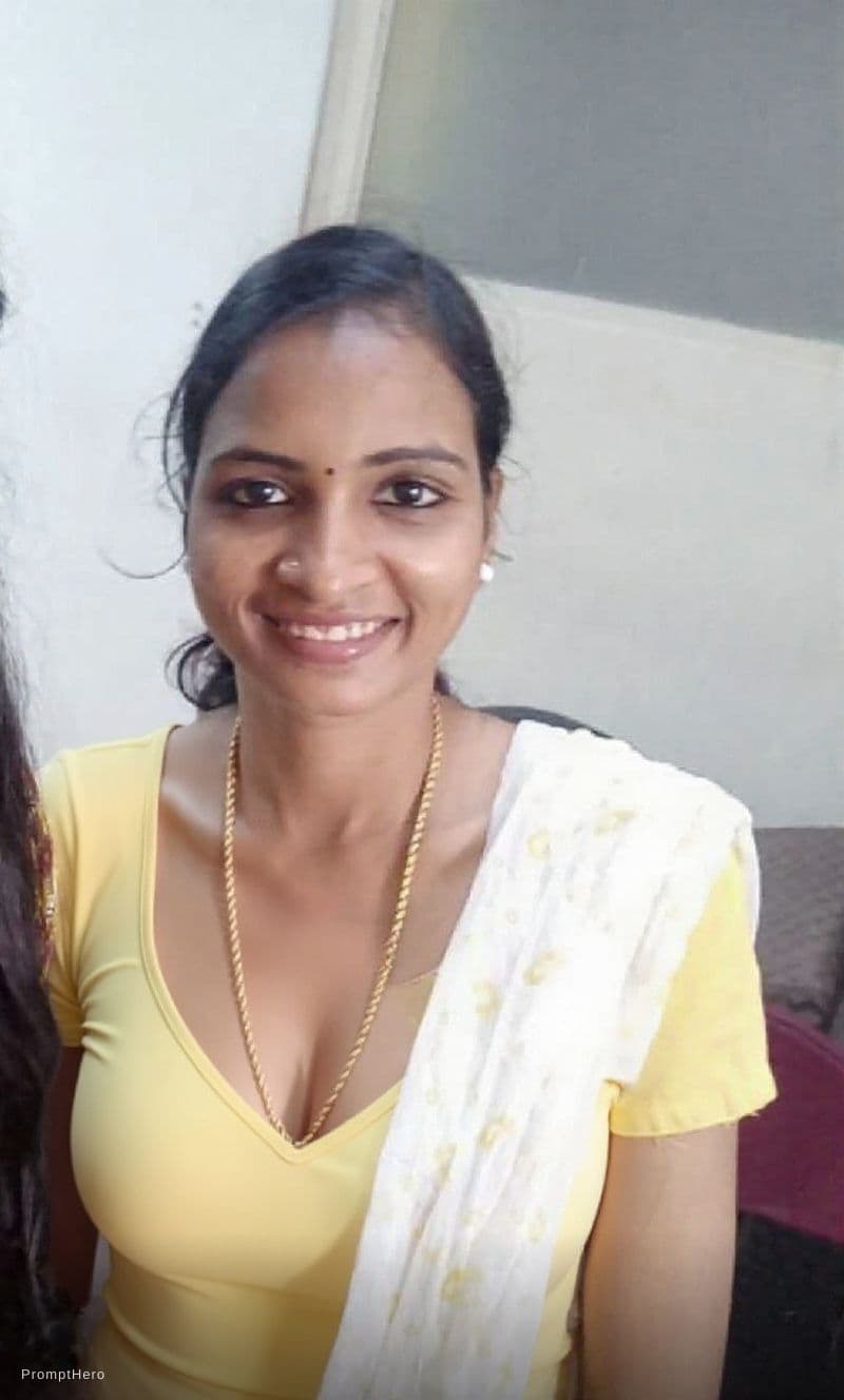 AI generated: More revealing shows cleavage in bikini set different poses 