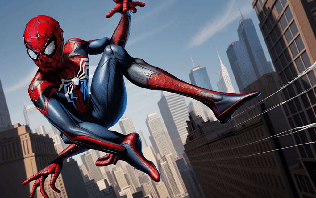 AI generated: spider man, Miles Morales, comics art, render, high detai --ar 9:16 ok
