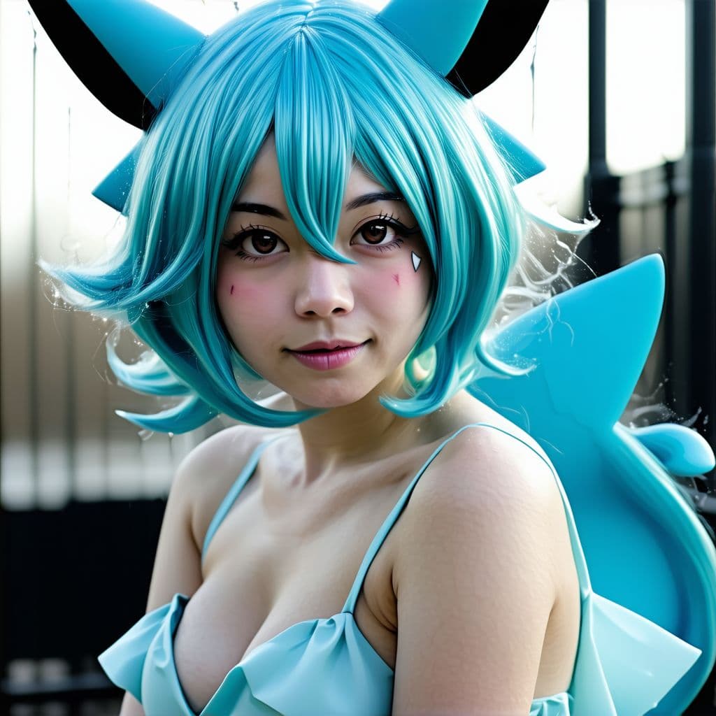 AI generated: Nsfw Vaporeon femboy