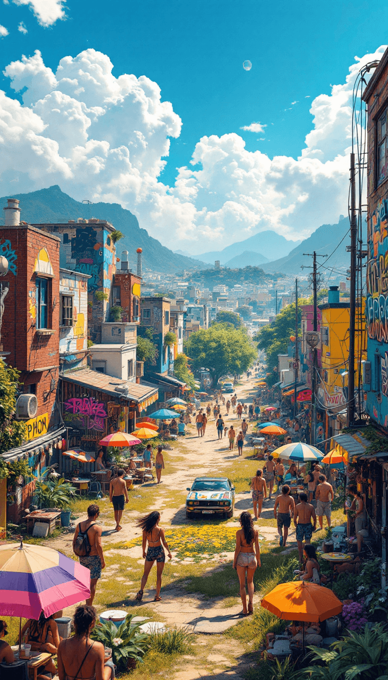 AI generated: hyper realistic photography of solarpunk summer chill day, trending on artstation, 8k, masterpiece, ...