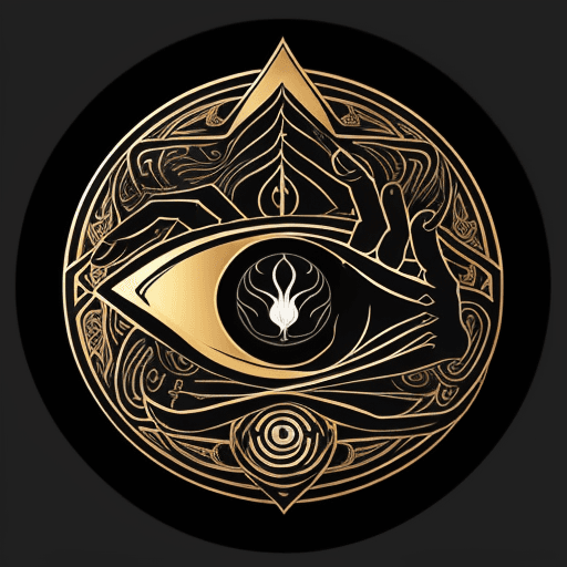 AI generated: Picture a logo showcasing hakari, drawn with sleek, flowing lines in a crisp black outline. Within t...