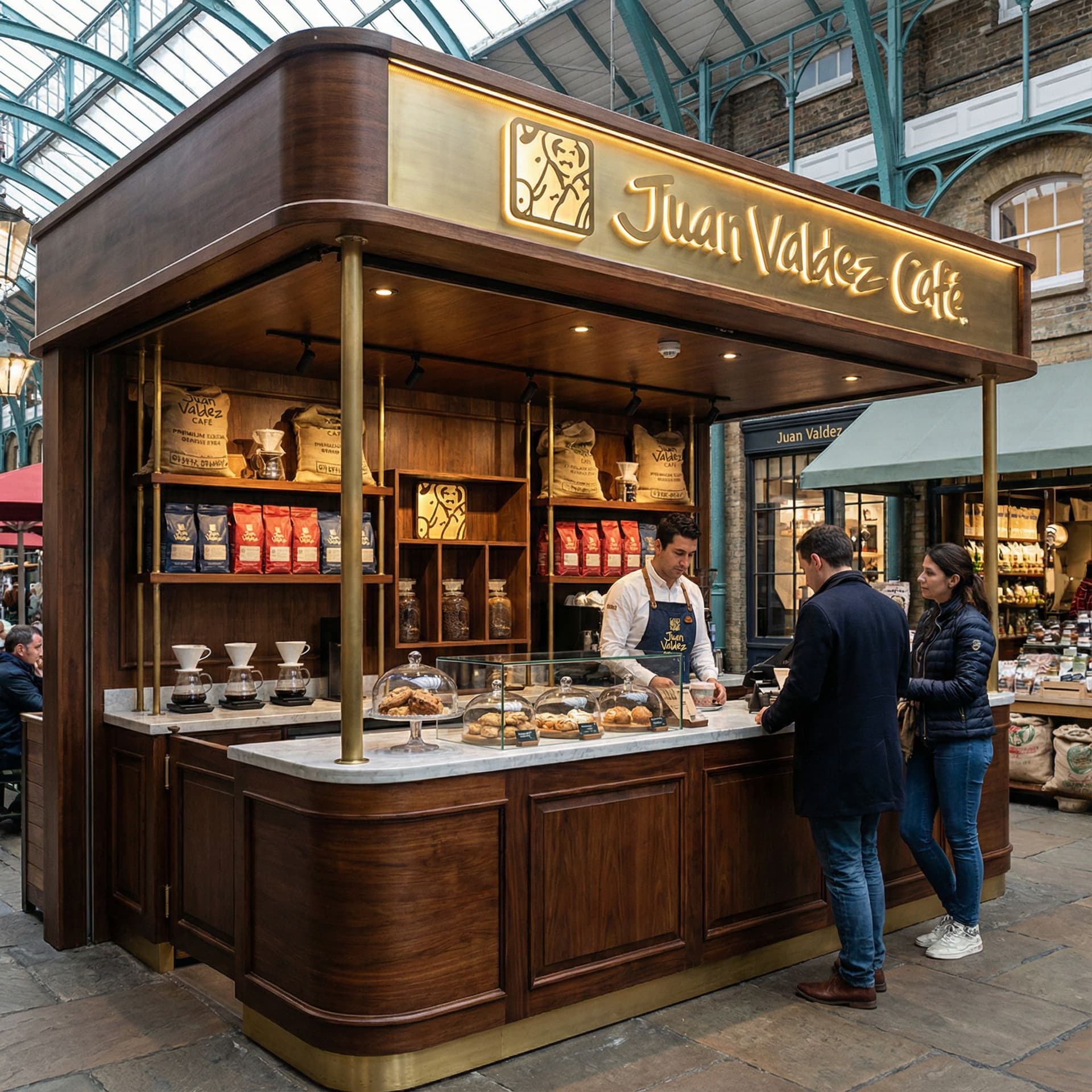 AI generated: I’m going to build a market stand for Juan Valdez. Can you create a visual for me?
luxury
